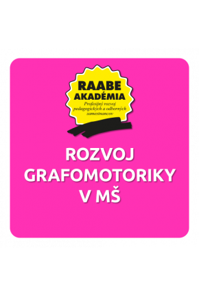 ROZVOJ GRAFOMOTORIKY V MŠ