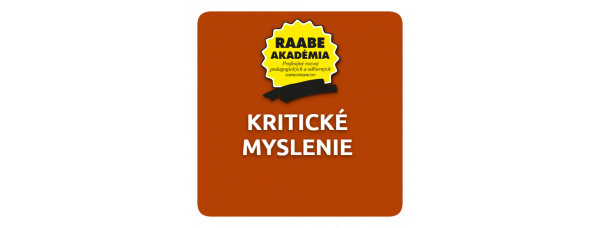 KURIKULUM a DIGITALIZÁCIA – KRITICKÉ MYSLENIE