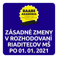 ZÁSADNÉ ZMENY V ROZHODOVANÍ RIADITEĽOV MŠ PO 1. 1. 2021