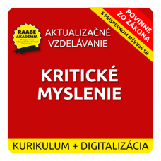 KURIKULUM a DIGITALIZÁCIA – KRITICKÉ MYSLENIE