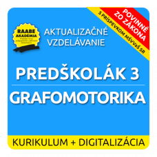 KURIKULUM a DIGITALIZÁCIA – PREDŠKOLÁK 3 – GRAFOMOTORIKA