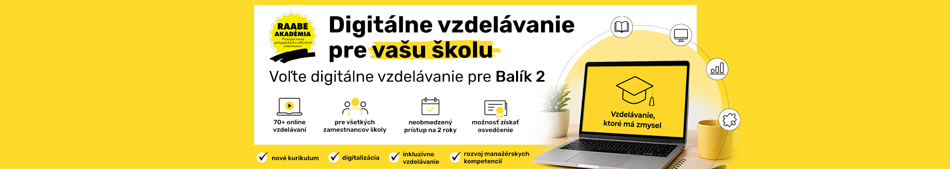 Digitálne vzdelávanie pre balík 2