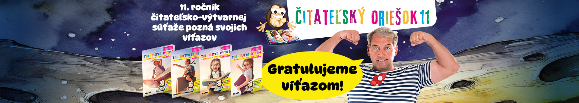 Čitateľský oriešok víťazi