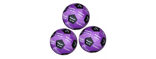 LOPTA PLNÁ ÚLOH – SPOZNAJME SA 3 KUSY LOPTA PLNÁ ÚLOH – SPOZNAJME SA 3 KUSY