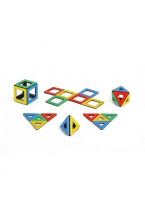 POLYDRON MAGNETIC – ZÁKLADNÉ TVARY – VEĽKÁ SADA