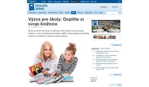 Výzva pre školy: Doplňte si svoje knižnice