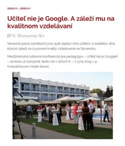 rodinka.sk 12.4.2019 – Učiteľ nie je Google. A záleží mu na kvalitnom vzdelávaní