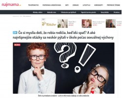 www.najmama.sk – 2.3.2023: Čo si myslia deti, že robia rodičia, keď idú spať? 