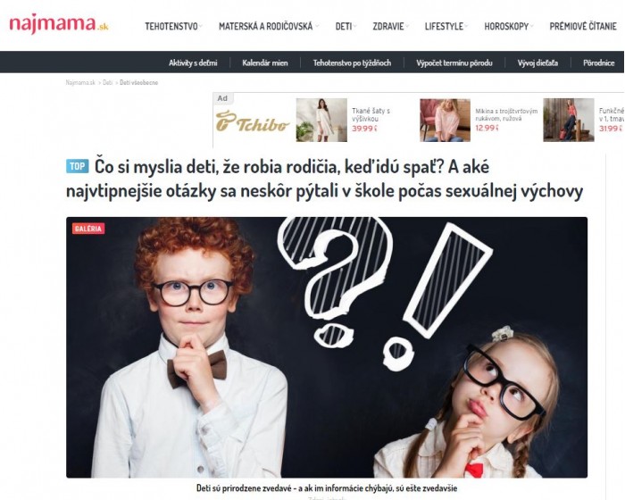 www.najmama.sk – 2.3.2023: Čo si myslia deti, že robia rodičia, keď idú spať? 