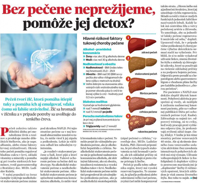 Pravda – 28.02.2024: Bez pečene neprežijeme, pomôže jej detox?