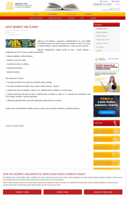 www.ozskolstva.sk – 30.10.2023: Nový benefit pre členov
