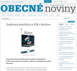 Zaujímavá publikácia k VZN v školstve