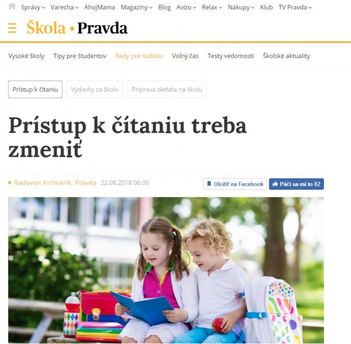 Prístup k čítaniu treba zmeniť