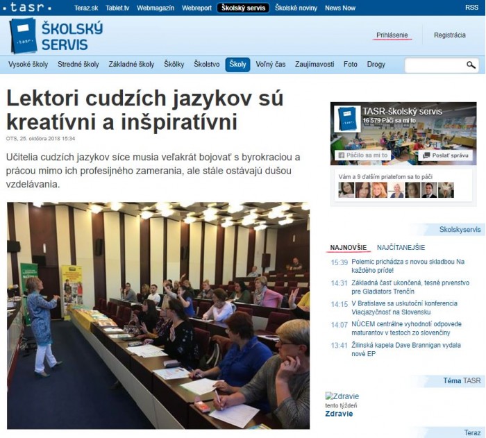 Lektori cudzích jazykov sú kreatívni a inšpiratívni