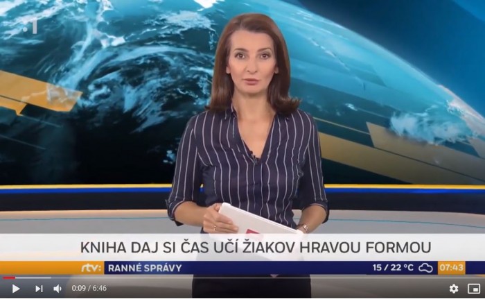 Ranné správy RTVS – 27.09.2019: Kniha Daj si čas učí žiakov hravou formou
