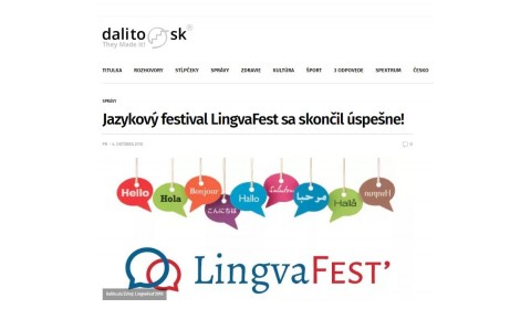 Jazykový festival LingvaFest sa skončil úspešne!