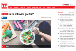 cas.sk – 27.11.2023: PR článok Dá sa rakovine predísť?