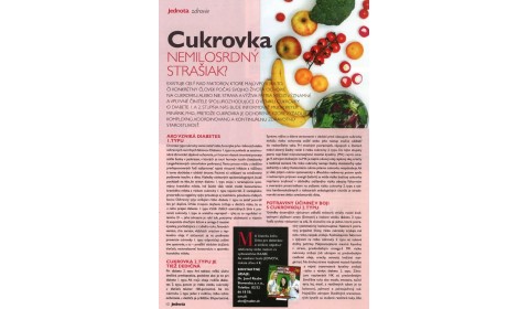 Časopis JEDNOTA – 1/2018: Cukrovka - nemilosrdný strašiak?