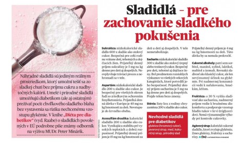 Dobré zdravie – 27.10.2021: Sladidlá pre zachovanie sladkého pokušenia