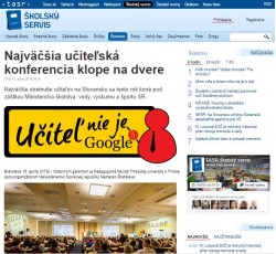 skolskyservis.sk – 16. 4. 2018: Najväčšia učiteľská konferencia klope na dvere