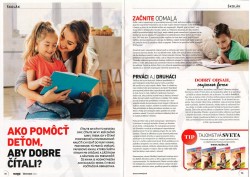 Mama a JA – december 2021: Ako pomôcť deťom, aby dobre čítali