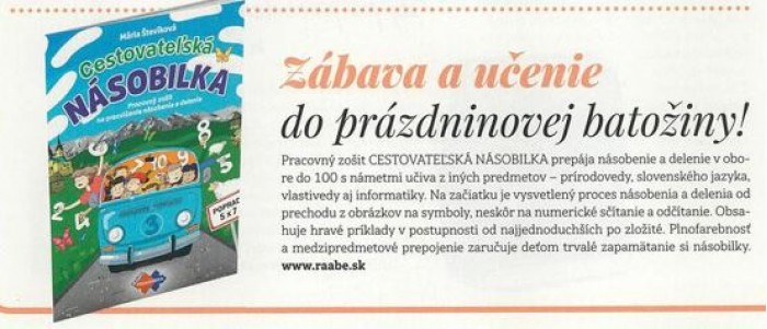 Mama a ja – 30.6.2022: Zábava a učenie do prázdninovej batožiny! 