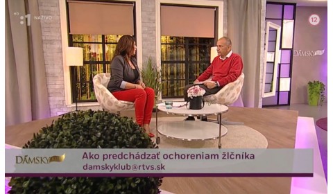 RTVS Dámsky klub – október 2017: Ako predchádzať ochoreniam žlčníka I.