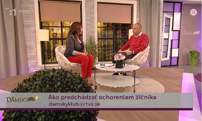 RTVS Dámsky klub – október 2017: Ako predchádzať ochoreniam žlčníka I.