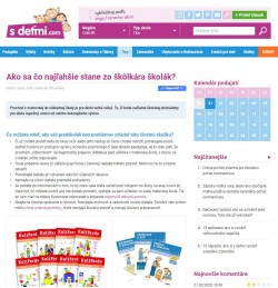 sdetmi.com – 22.03.2020: Ako sa čo najľahšie stane zo škôlkara školák?