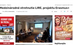 Seredonline.sk – 17.9.2021: Medzinárodné stretnutie LIRE