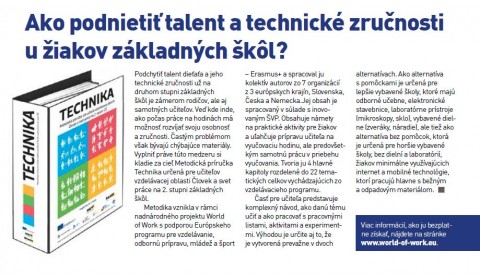 SIOV – DUÁL newsletter pre základné školy – december 2017:  Ako podnietiť talent a technické zručnosti u žiakov základných škôl?