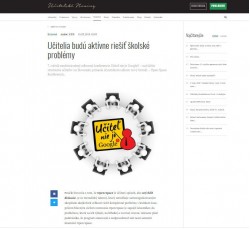 ucn.sk – 18. 5. 2018: Učitelia budú aktívne riešiť školské problémy