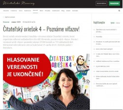 ucn.sk – 5. 4. 2018: Čitateľský oriešok 4 – Poznáme víťazov!