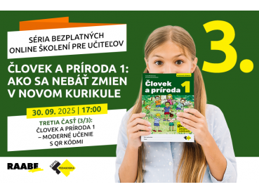 Človek a príroda 1: Ako sa nebáť zmien v novom kurikule | 30.09.2025