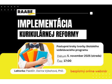 Implementácia kurikulárnej reformy  | 5.11.2025