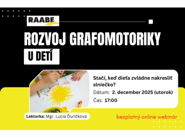 Rozvoj grafomotoriky u detí | 02.12.2025 Rozvoj grafomotoriky u detí | 02.12.2025