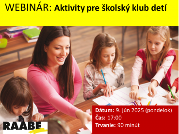 Aktivity pre školský klub detí  | 09. 06. 2025