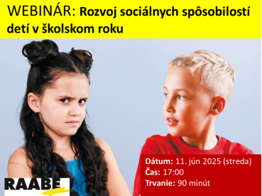 Rozvoj sociálnych spôsobilostí detí v školskom veku  | 11. 06. 2025