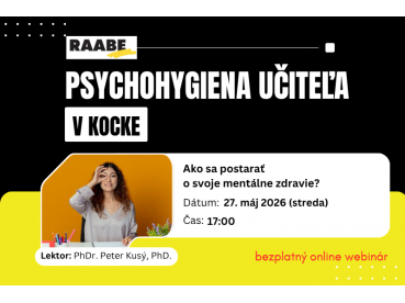 Psychohygiena učiteľa v kocke | 27.05.2026 Psychohygiena učiteľa v kocke | 27.05.2026