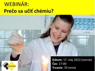 Prečo sa učiť chémiu? | 17.05.2022
