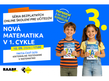PRIPRAVENÍ NA NOVÉ KURIKULUM - Nová matematika v 1. cykle | 10.09.2026