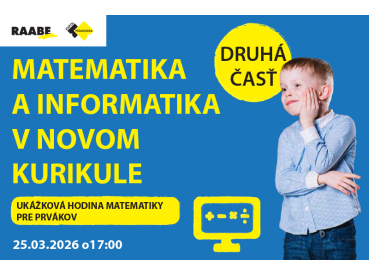 Matematika a informatika v novom kurikule  | 25.03.2026
