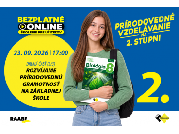 PRÍRODOVEDNÉ VZDELÁVANIE NA 2. STUPNI | 23.09.2026 PRÍRODOVEDNÉ VZDELÁVANIE NA 2. STUPNI | 23.09.2026