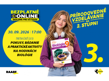 PRÍRODOVEDNÉ VZDELÁVANIE NA 2. STUPNI | 30.09.2026 PRÍRODOVEDNÉ VZDELÁVANIE NA 2. STUPNI | 30.09.2026