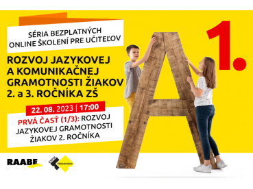 Rozvoj jazykovej gramotnosti žiakov 2. ročníka ZŠ | 22.08.2023