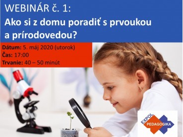 Ako si z domu poradiť s prvoukou a prírodovedou? | 05.05.2020