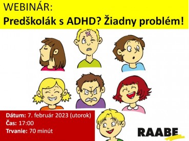 Predškolák s ADHD? Žiadny problém! | 07.02.2023