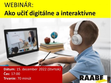 Ako učiť digitálne a interaktívne | 15.12.2022