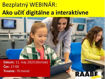 Ako učiť digitálne a interaktívne | 11.05.2023