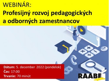 Profesijný rozvoj pedagogických a odborných zamestnancov | 05.12.2022